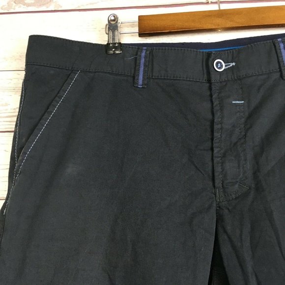 Club of Comfort Mens sz 40 Shorts Dark Navy Blue Stretch Blend Cotton Premium - Picture 6 of 12